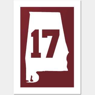 ALABAMA 17 CRIMSON Posters and Art